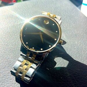 Movado two tone museum classic